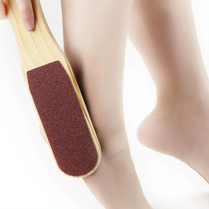 1pc Beechwood Foot File Rasp Tool for Heel Cracks & Dead Skin - Expert Callus Remover & Exfoliating Scrubber for Pedicure