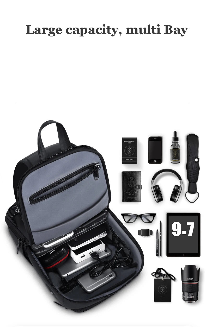 Designer Crossbody Bags for Fashion Shoulder Bags USB Charging Messenger Sling Bag Chest Bag Oxford Single Shoulder Strap Pack