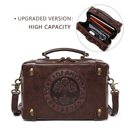 Medieval Renaissance punk industrial retro style women's shoulder bag messenger crossbody bag handbag messenger birthday...