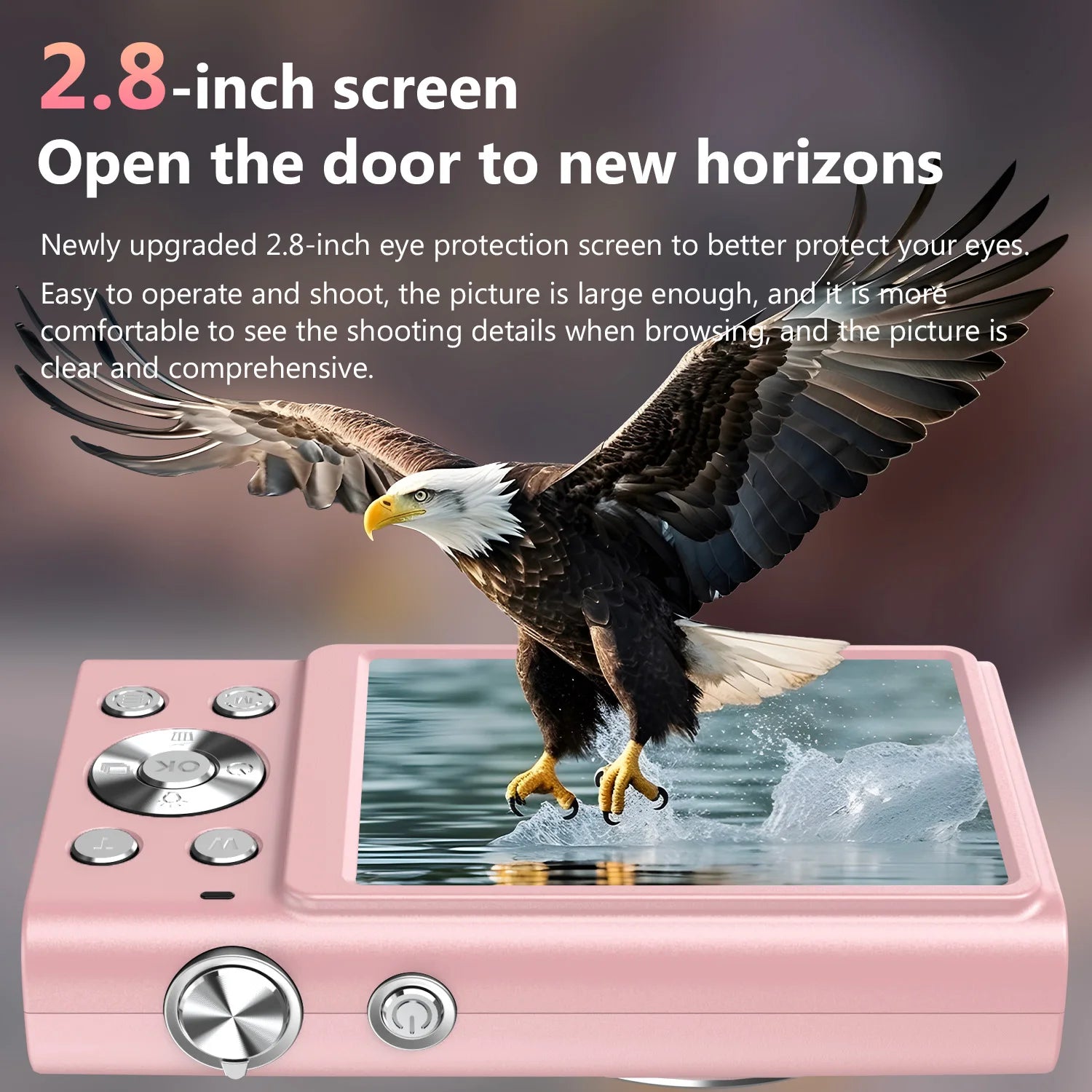 4K Digital Camera Autofocus Vlogging Camera HD 48MP with 2.8" Large Screen Camcorder Camera for Photography for Kid Adult - Kimlud
