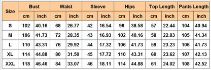 Women Satin Print Pajamas Suit Fashion Hollow Off Shoulder Tops with Long Pants 2 Piece Sets 2024 Homewear Commuting Outfits - Kimlud