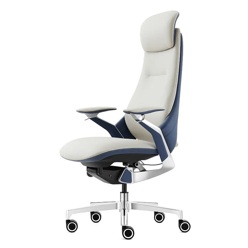 Computer Relaxing Office Chair Ergonomic Mobile Wheels Leather Office Chair Backrest Modern Sillas De Oficina Library...