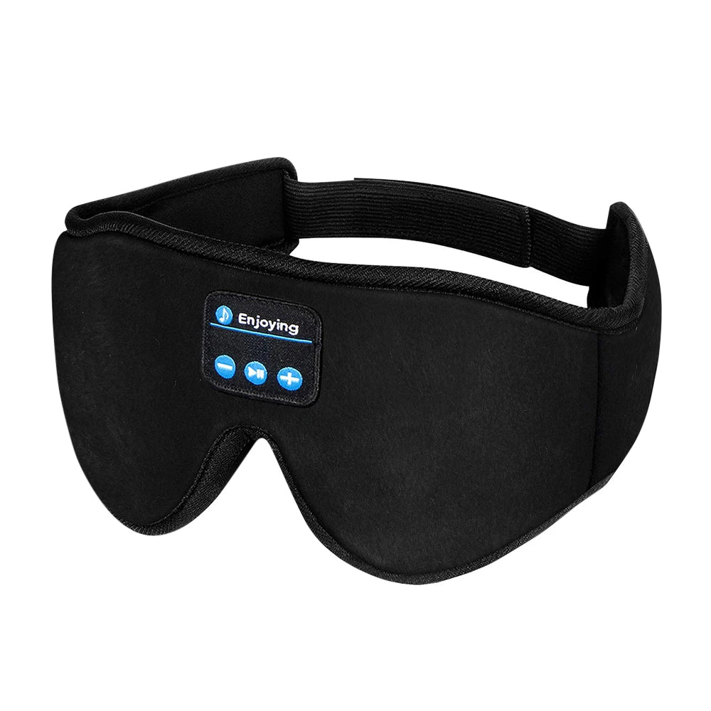 Sleeping Mask 3D Eye Mask Headsets Headband Soft Elastic Comfortable Wireless Music Headsets Eye Mask With Mic For Side Sleepers