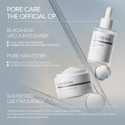 LANBENA Blackhead-Removing Mud Mask Pore-Shrinking Essence Toner Set | Kimlud Premium Lanbena