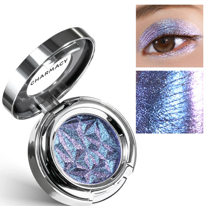 CHARMACY Chameleon Glitter Eyeshadow Color Shift High Pigment Single Eyeshadow Smooth Blendable Formula Eyeshadow for...