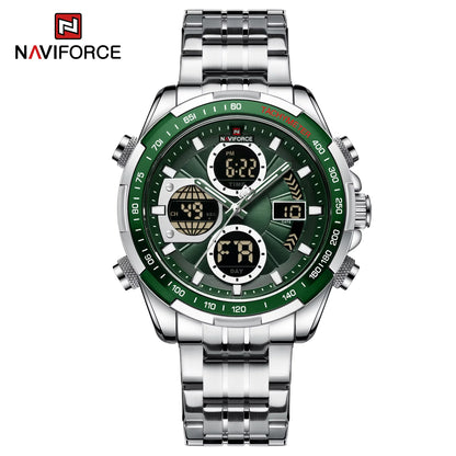 NAVIFORCE Fashion Military Watches for Men Luxury Original Sports Chronograph Watch Waterproof Quartz Clock Digital WristWatch - Kimlud