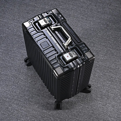 18/20 inch Carry on Suitcase Aluminum Frame Sturdy PC Trolley Case Business Cabin Bag Luggage Travel Suitcase - Kimlud