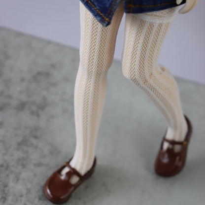 For Blythe Doll Socks Black White Pink Candy color Socks for Ob24 Ob22 Azone Doll Long Stockings - Kimlud