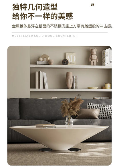 Simple Minimalist Coffee Table Unique Aesthetic Service Writing Coffee Table Decoration Modern Mesa Auxiliar Home Furniture - Kimlud
