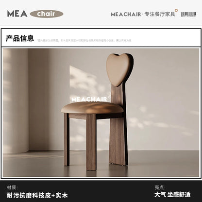 Italian Solid Wood Chair Dining French Home Makeup Chinese Antique Back Chair Single Hotel Dining Silla Comedor Furniture