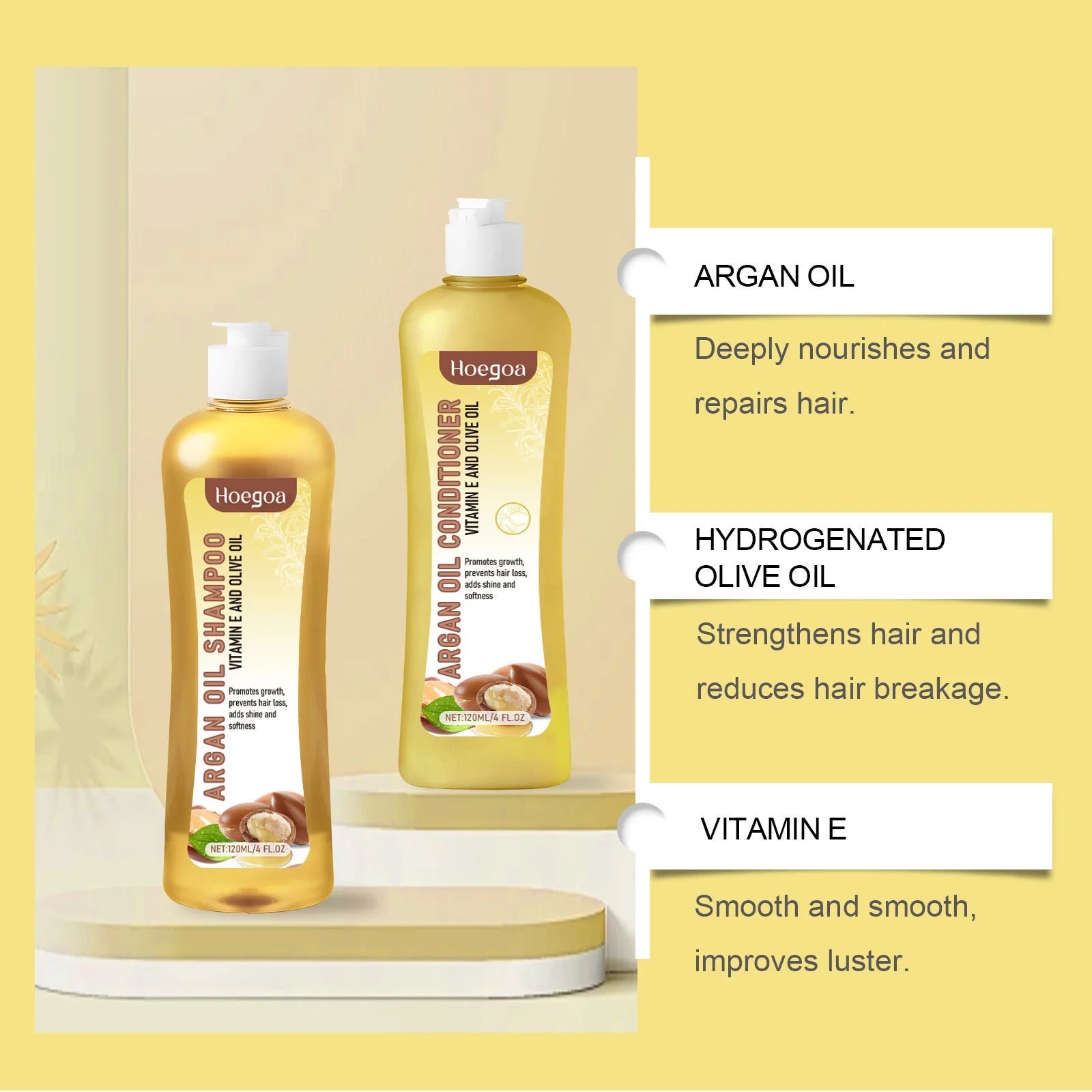 Hair Growth Shampoo Conditioner Set Repairing Strengthen Root Deep Nourish Anti Frizzy Dry Hair Oil Control Smoothing...
