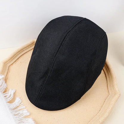 Men Spring and Summer Berets British Style Beret Hat Retro England Hats Male Fashion Hats Peaked Painter Caps for Dad |...