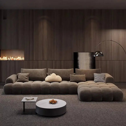 Designer Brown Living Room Sofas Cheap Minimalist Soft Nordic Living Room Sofas Bubble Modern Woonkamerbanken Furniture...
