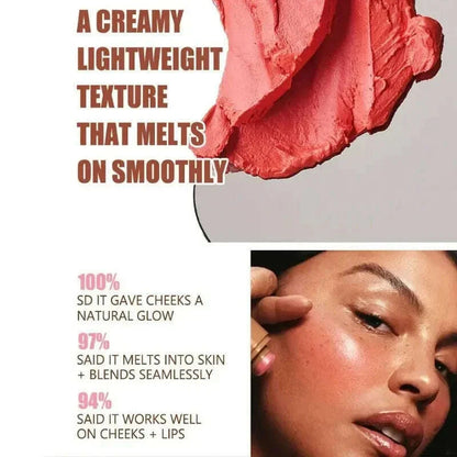 New2025 Blush Stick Cream PAGE VINE Pocket Lip Cheek Pocket Rouge Highlights to Brighten Natural Hydrating Korea Pink Cosmetics