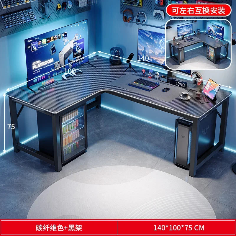 Study Storage Computer Desks Gaming Reading Pc Ergonomic Table Keyboard Notebook Accessories Mesas De Computador Home Furniture - Kimlud