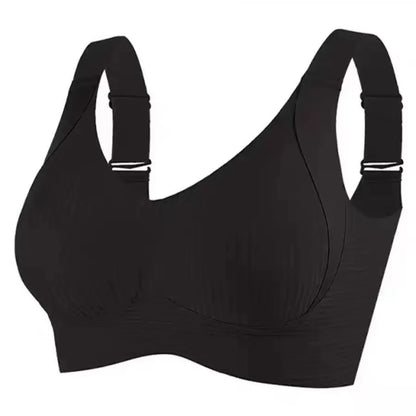 Traceless Comfortable Women's Underwear Without Steel Rings, Small Breasts Gathered, Large Size, Side Breasts, Sports Bra - Kimlud