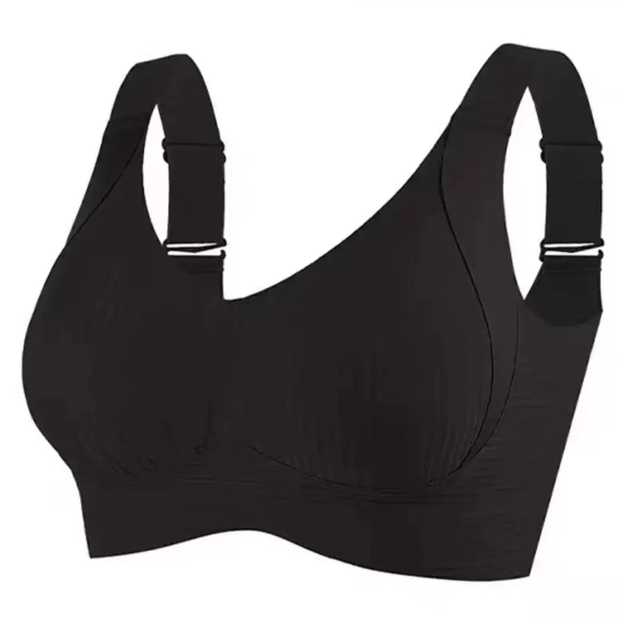 Traceless Comfortable Women's Underwear Without Steel Rings, Small Breasts Gathered, Large Size, Side Breasts, Sports Bra - Kimlud