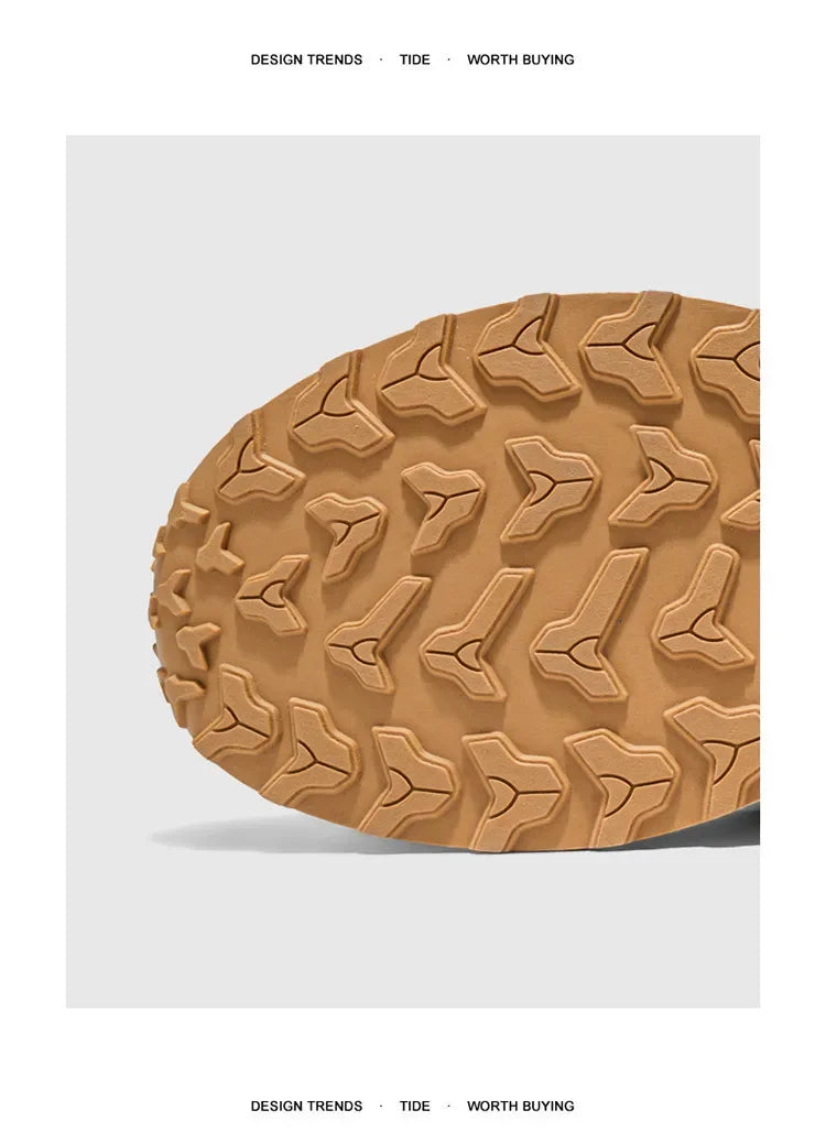 New Summer Men's Thick Bottom Heightening Dad Shoes Anti-slip Wear-resistant Sports Board Shoes Fashionable Casual Trendy Shoes - Kimlud