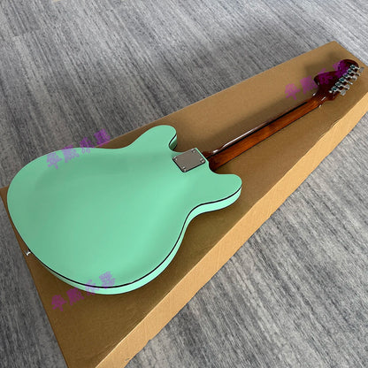 High quality green starcaster jazz electric guitar,AAA rosewood fingerboard,in stock | Kimlud Professional Luxury Table