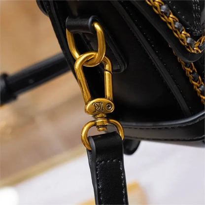 Women's handbag genuine diamond grid handbag women's 2024 new high-end designer crossbody shoulder small square bag |...