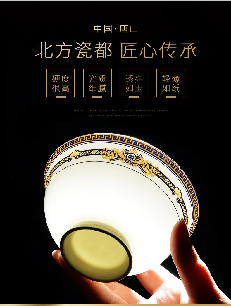 European Gold Luxury Tableware Designer Wedding Party Fine Bone China Dinnerware Sets Christmas Restaurant Vaisselle Dishes