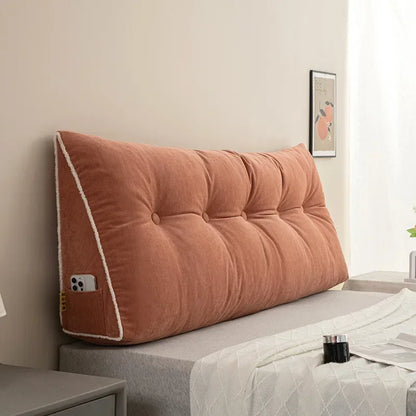 Headboard Pillow Triangle Cushion Backrest Sofa Waist Cushion Wedge Sleeping Pillow for Decorative Pillows for Bed...