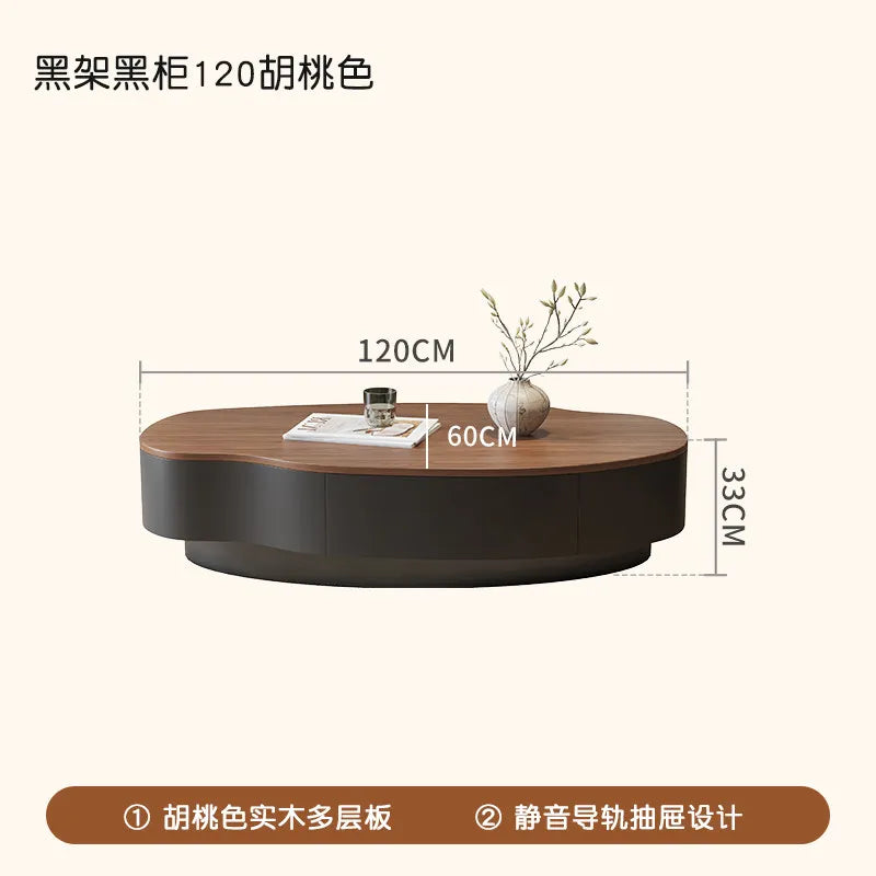 Designer Living Room Coffee Table Aesthetic Italian Writing Modern Coffee Table Decoration Unique Mesa Auxiliar Home...
