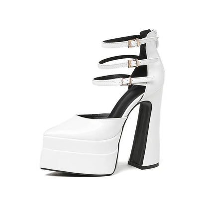 New brand Women Sandals Fashion Summer Shoes Sexy Ankle Strap Platform Wedges High heels Gladiator Sandals Female Chunky Shoes