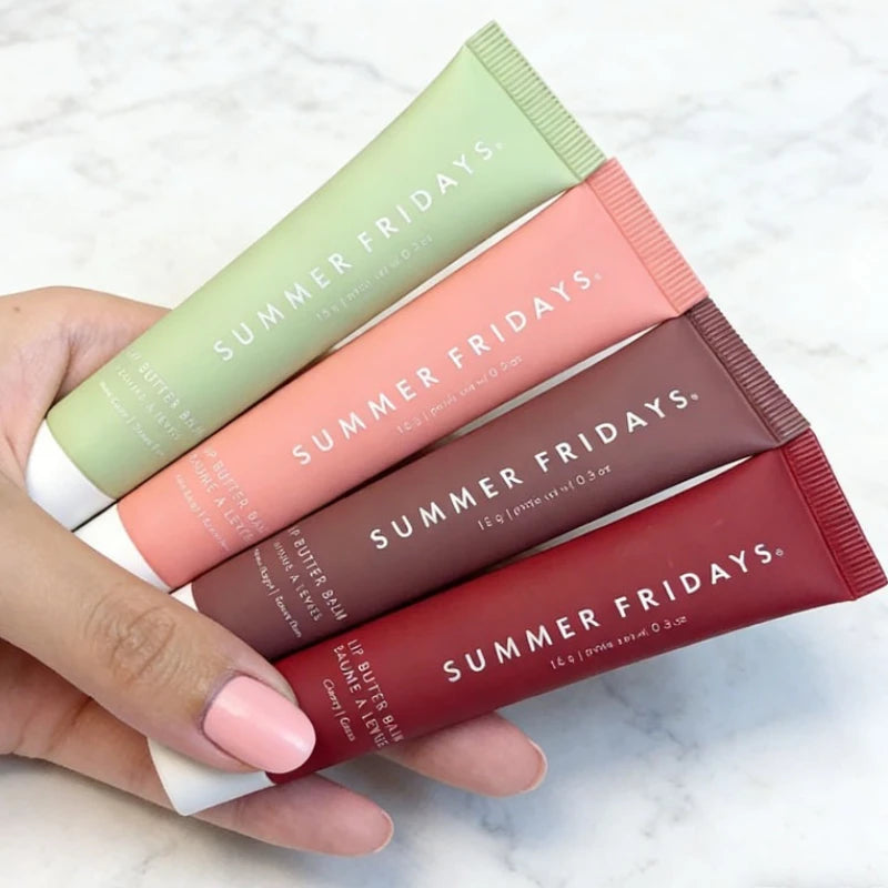 Summer Fridays Lip Balm Moisturizing Mirror Lip Gloss Lip Vanilla Pink Sugar Pink Guava Cake Smell Lipstick Shimmer Oil Makeup