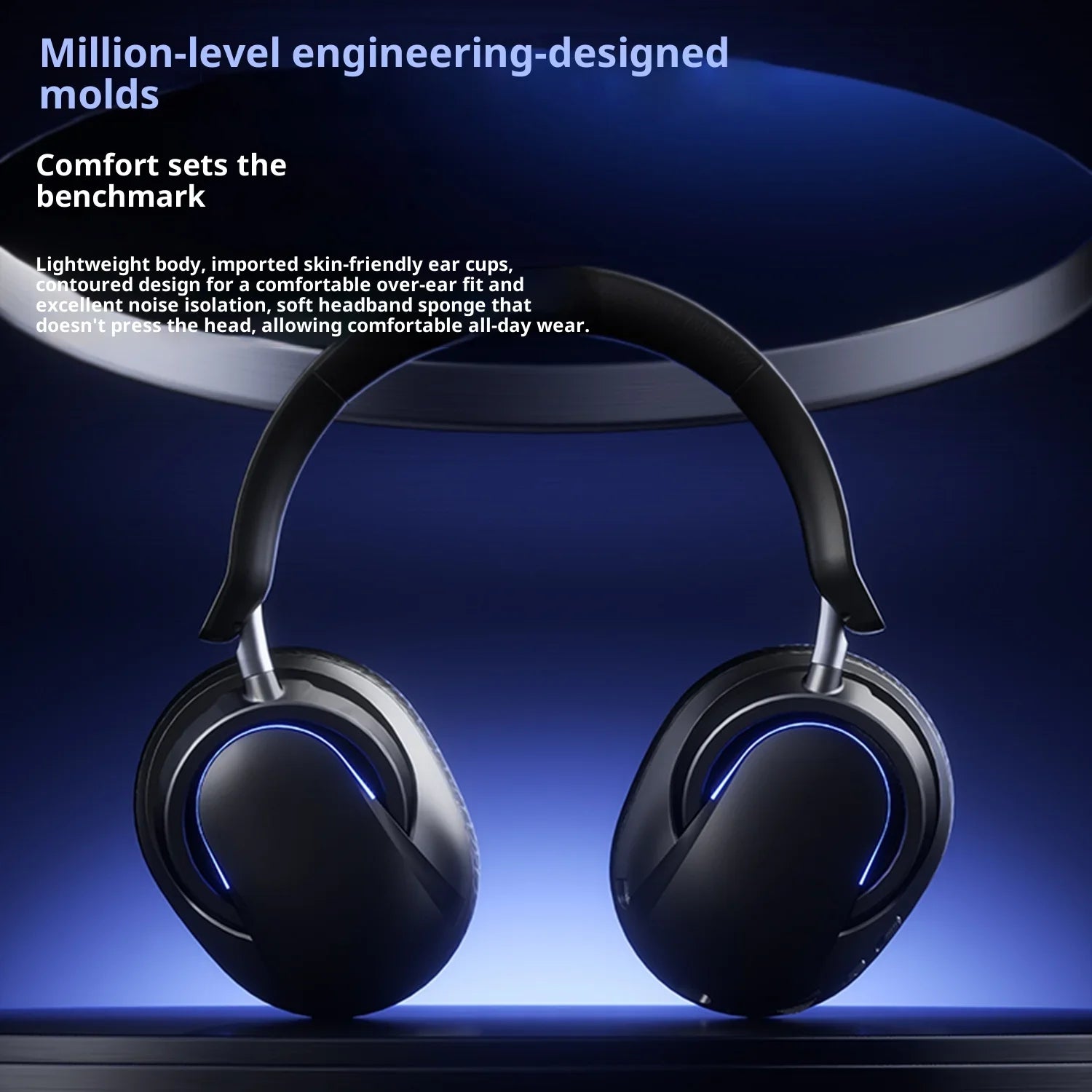 AULA A7Pro Headphone Wireless Bluetooth 2.4g Type-C RGB Gaming Headset Intelligent Noise Reduction Surround 7.1 Sound Effect