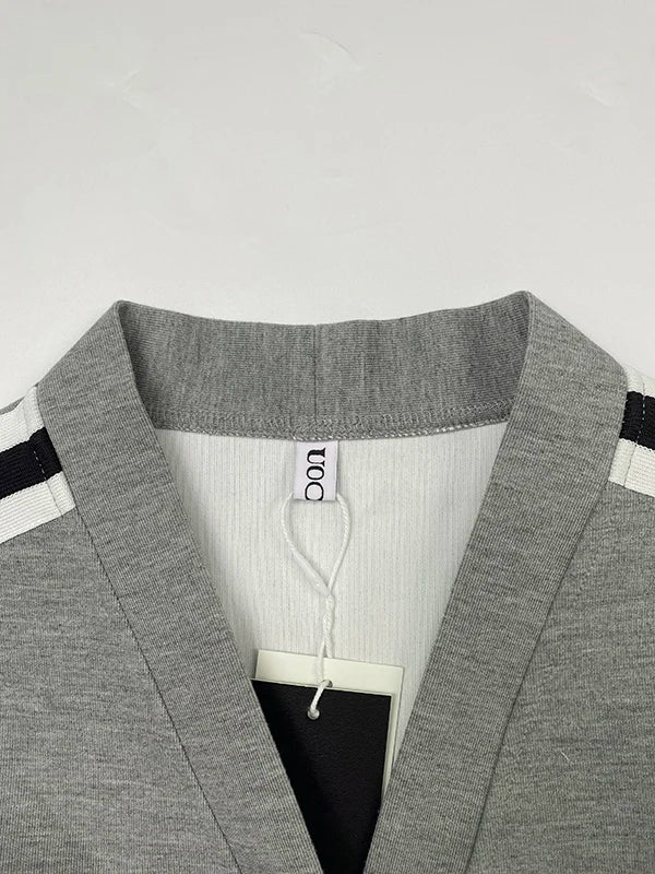 Krisstargirls Raglan Sleeve Color Block Casual Jacket for Woman 2025 Spring Fall Womens Long Sleeve V neck Casual Sports...