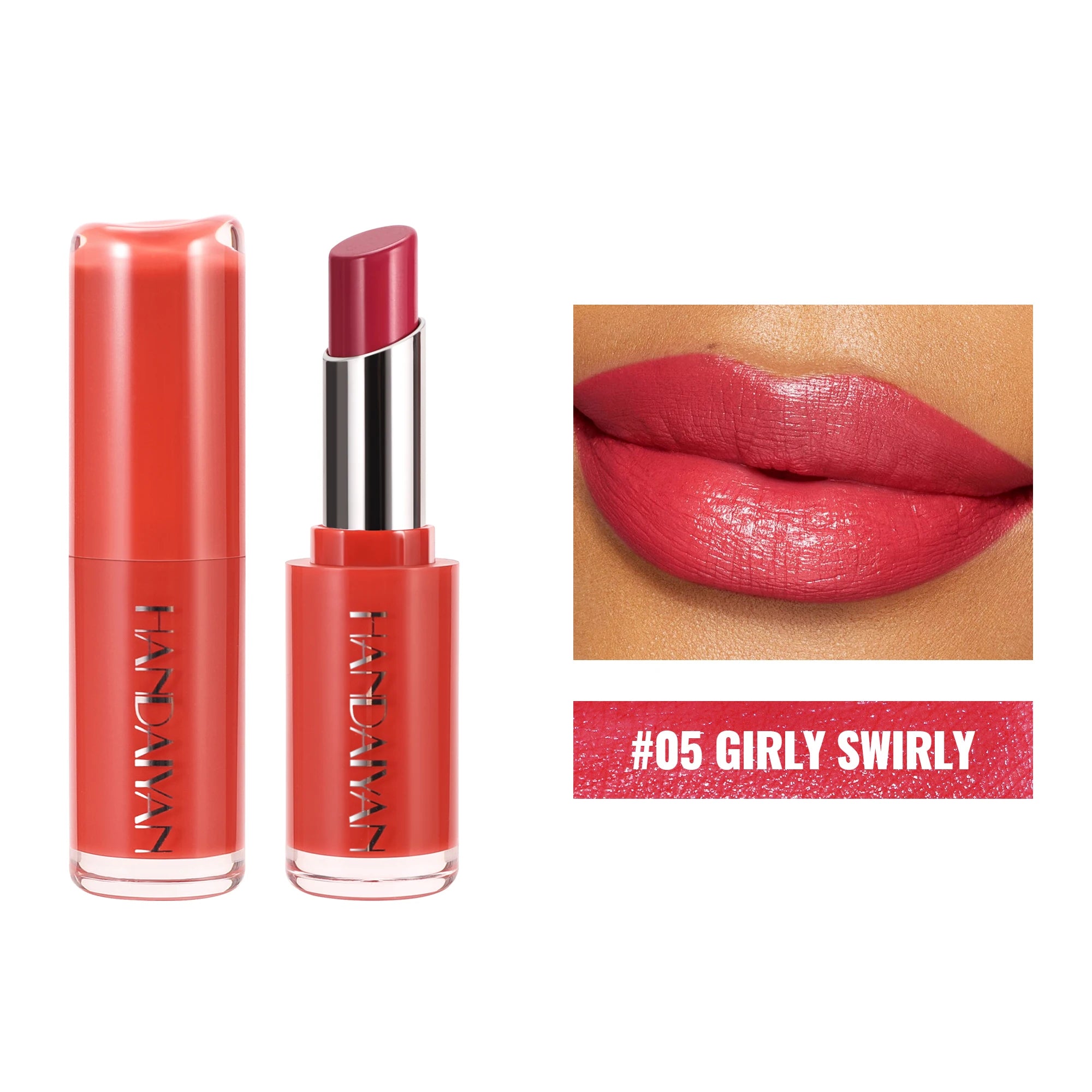 Velvet Matte Lipstick 8 Colors Long Lasting Waterproof Moisturizing Non Stick Lip Makeup For Daily Natural Look - Kimlud