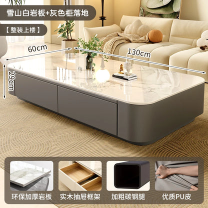 Cheap Cute Coffee Table Clear Simple Designer Modern Luxury Decoration Side Table Writing Mesas Bajas Living Room Furniture - Kimlud