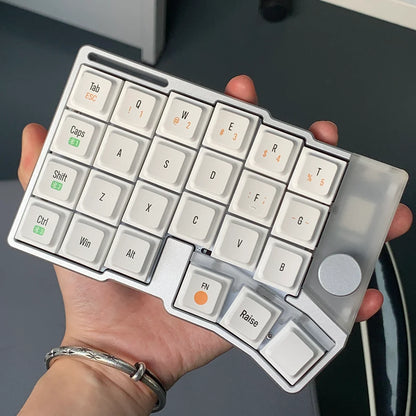Cornix Wireless Split Mechanical Keyboard Bracket Version Aluminium Case Hot Swap Kit Bluetooth 2Mode Keyboard Ergonomics VIAL - Kimlud
