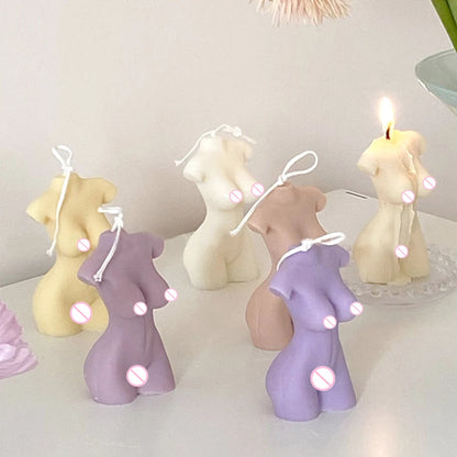 3D Body Silicone Candle Mold DIY Creative Men Women Human Plaster Epoxy Resin Aromath Soap Molds Art Craft Home Decoration
