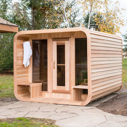 Design home 2 people wet and dry steam infrared sauna outdoor sauna - Kimlud