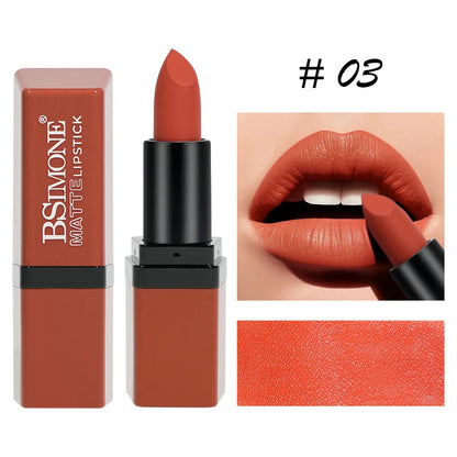 Matte Velvet Lip Gloss 6 Color Lipstick Smooth Easy To Color and Lasting Waterproof Non Stick Cup Sexy Lipstick Holiday...