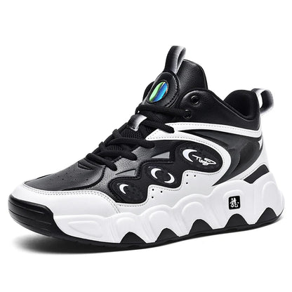 Trendy Men Shoes High Top Men Basketball Shoes Wear-resisting Non-slip Casual Sports Shoes Man Outdoor Fitness Training Sneakers