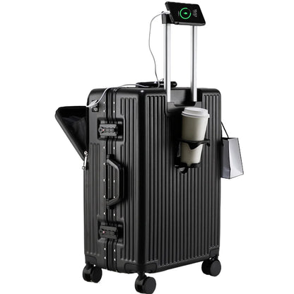 Luggage Large Capacity 2025 New Multi-function Suitcase Aluminium Frame Trolley Case 20/24/27 inch Boarding Cabin Box