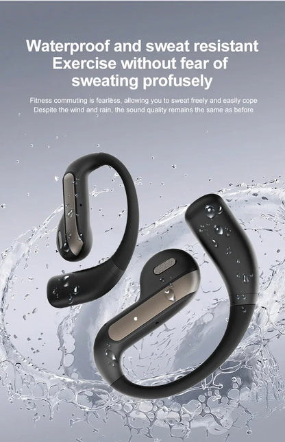 Smart AI Translation Headset True Wireless Sports Long-lasting Bluetooth Headset Stereo Sound Semi-in-ear Air Conduction...