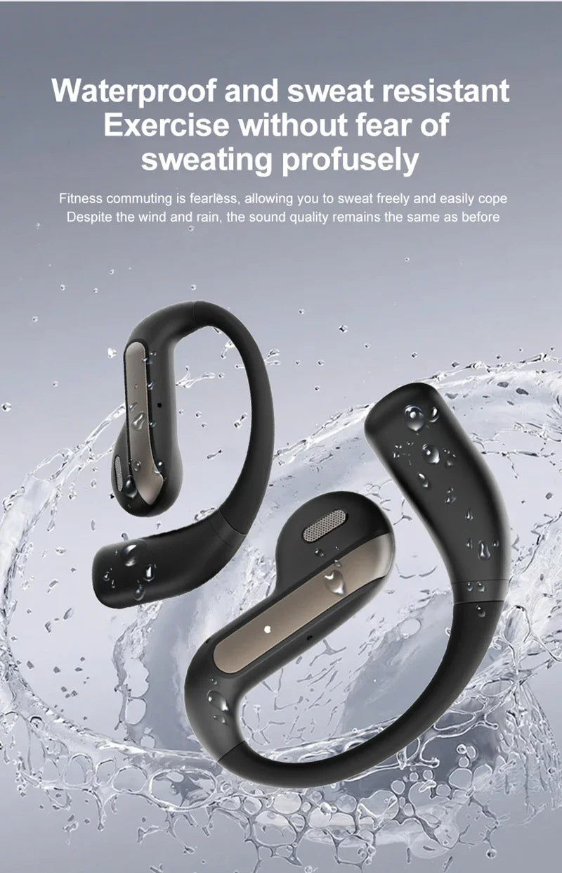 Smart AI Translation Headset True Wireless Sports Long-lasting Bluetooth Headset Stereo Sound Semi-in-ear Air Conduction...