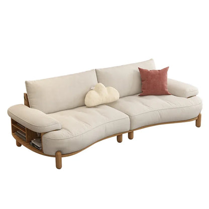 Modern Cute Foam Sofa Modern Europe Girl 3 Seater White Sofa Reading Designer Muebles Para Dormitorio Living Room Furniture - Kimlud