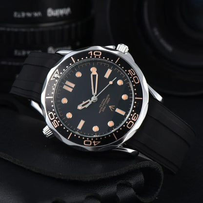 2025 AAA+ Automatic Mens Watch Mechanical Self Wind Movement Net Stainless Steel Nylon Strap Luxury Fashion Watches