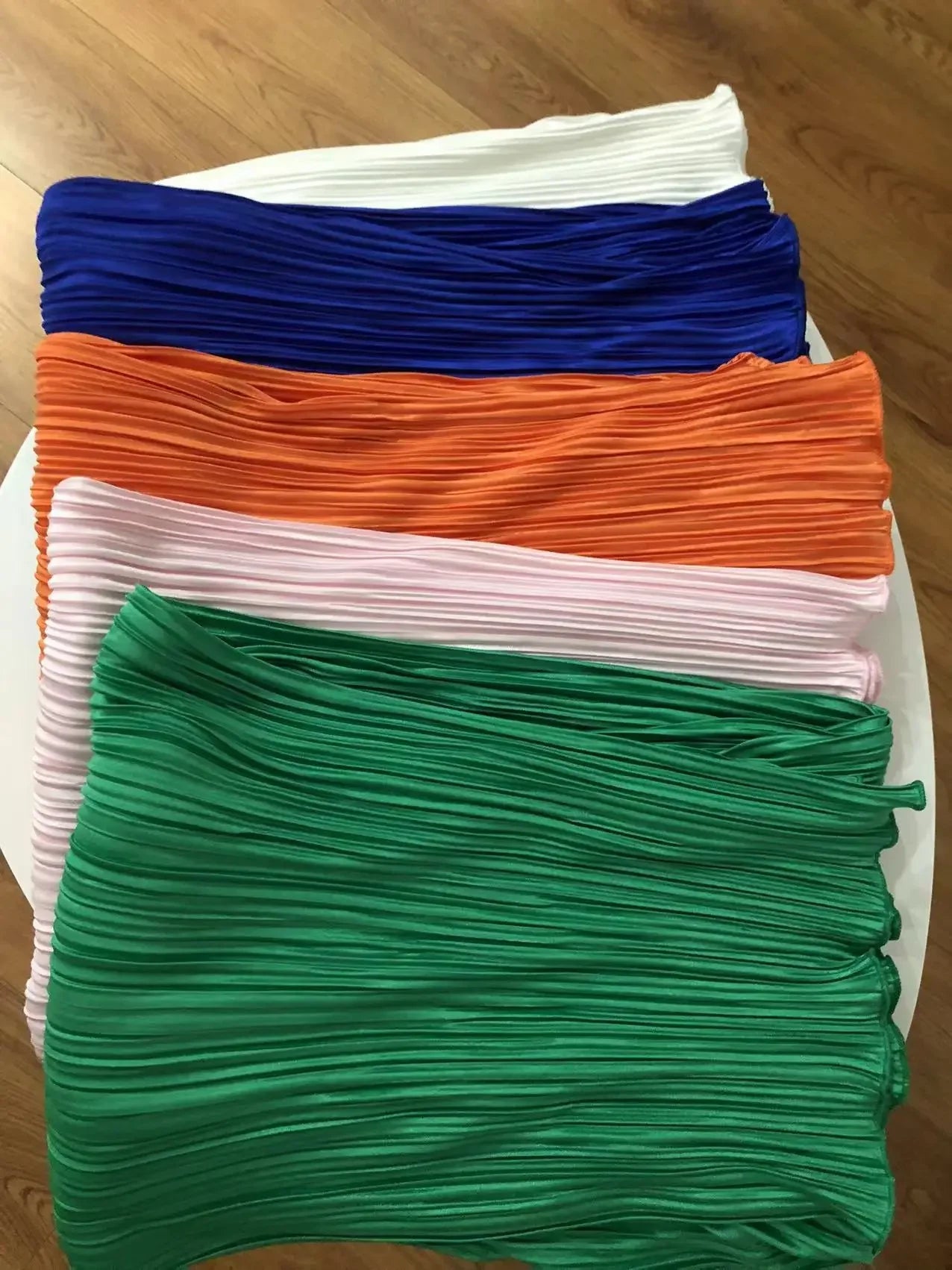 2023 Spring Summer Best Seller Solid Color Draped Loose Fit Smooth Pleated Women's Casual 2-Piece Set Stock Available