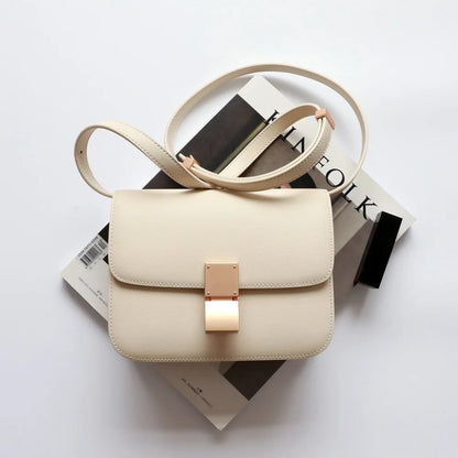 UBELLIN Large Women Handbag Bag Single Flap Lock Fashion Interior Compartment Solid Luxury Shoulder Bags Handbags 2024 - Kimlud