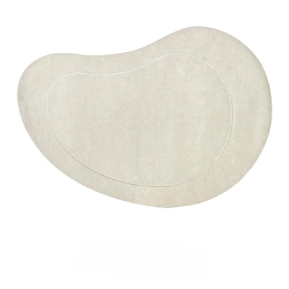 Wabi sabi Style Carpets for Living Room Luxury Bedroom Decor Gray Carpet Irregular Shape Plush Rug Fluffy Soft washable Mat