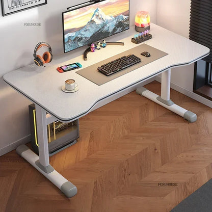 High-end Desktop Computer Desks Home Office Furniture Simple Gaming Desk Student Study Table Workbench Liftable Computer Table J - Kimlud