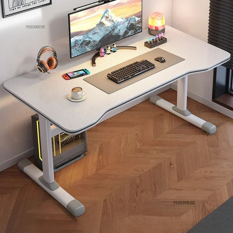 High-end Desktop Computer Desks Home Office Furniture Simple Gaming Desk Student Study Table Workbench Liftable Computer Table J - Kimlud