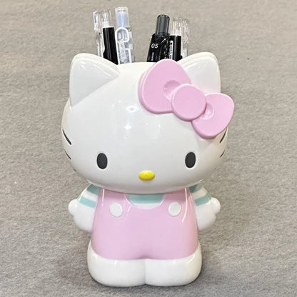 Sanrio Hello Kitty Kuromi Pen Container Cute My Melody Makeup Brush Holder Dormitory Desktop Storage Decor Organizer...