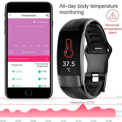 P11 Plus Smart Bracelet Smartwatch Ekg Smart Wristband Waterproof Activity Tracker Heart Rate Smartband Fitness Bracelet For Men